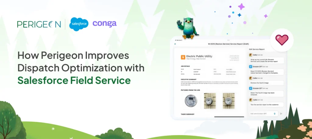 how perigeon improves dispatch optimization with salesforce field service