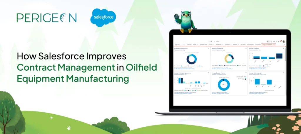 how salesforce improves contract management in oilfield equipment manufacturing