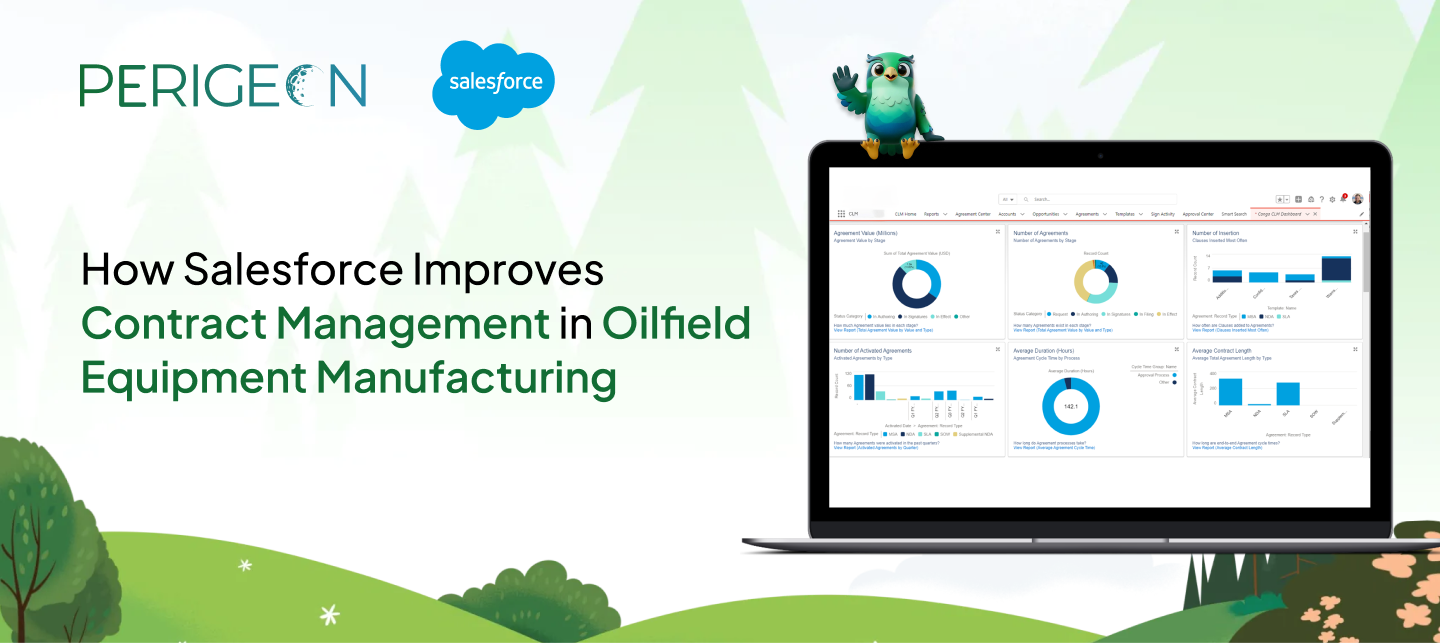 how salesforce improves contract management in oilfield equipment manufacturing