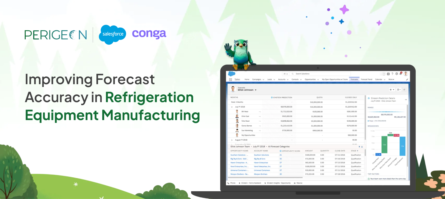 Improving Forecast Accuracy in Refrigeration Equipment Manufacturing with Salesforce Cloud