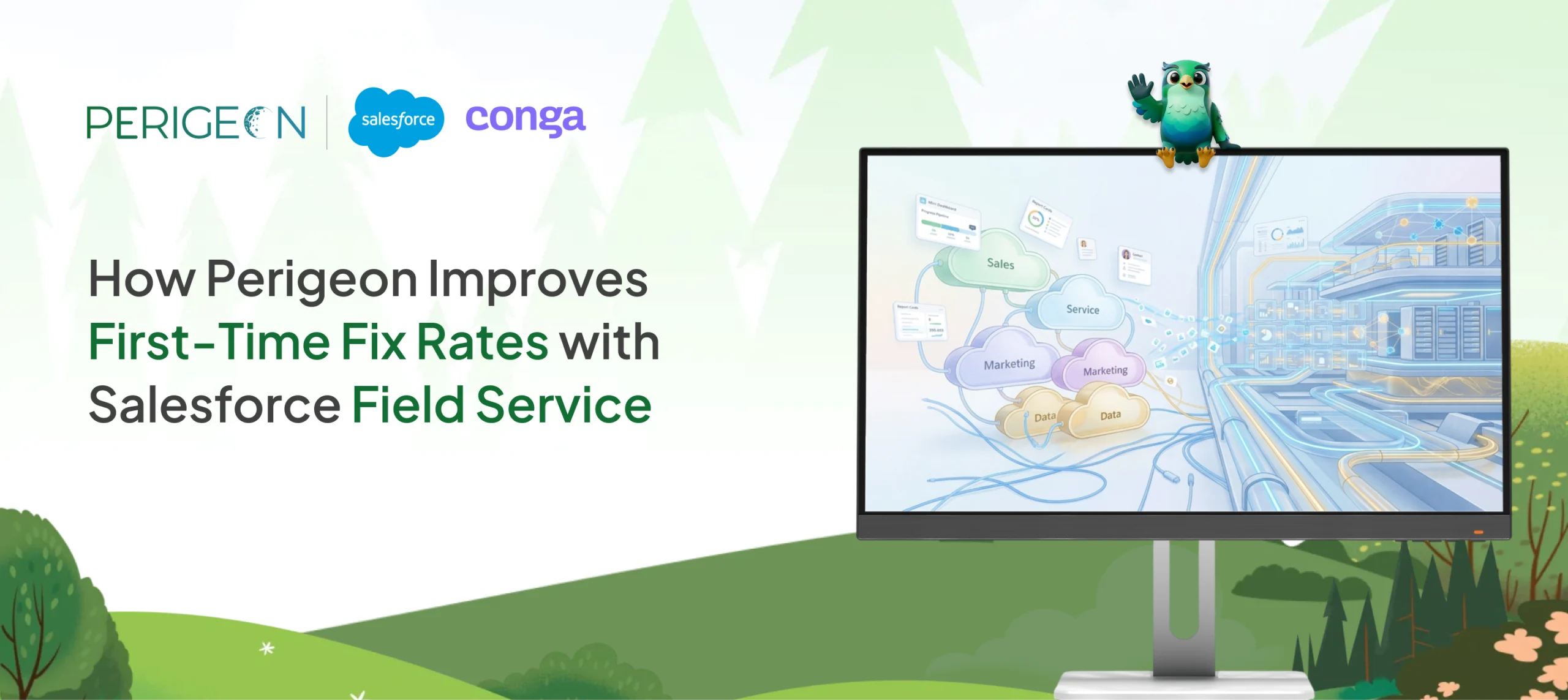how perigeon improves first time fix rates with salesforce field service