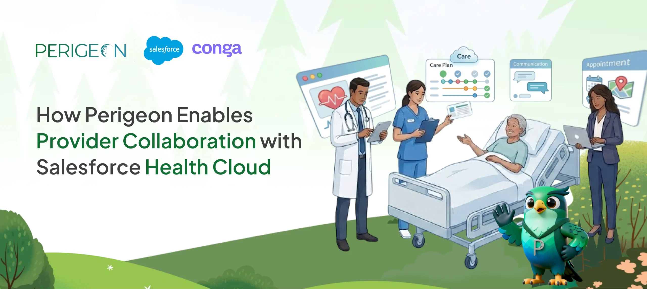 how perigeon enables provider collaboration with salesforce health cloud
