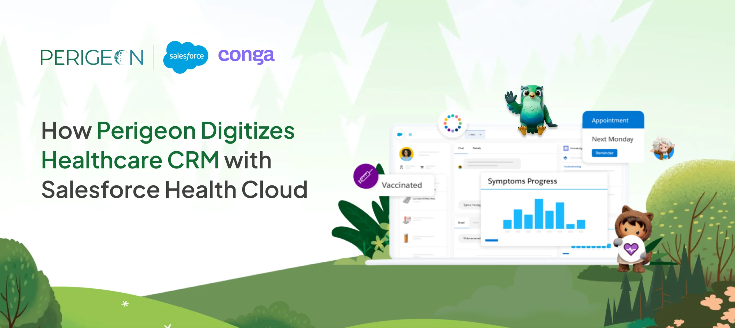 how perigeon digitizes healthcare crm with salesforce health cloud2
