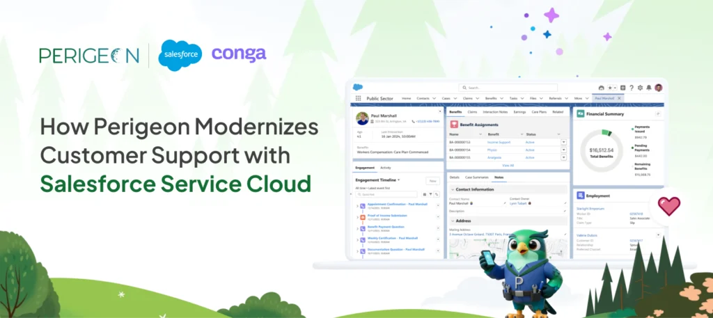 how perigeon modernizes customer support with salesforce service cloud