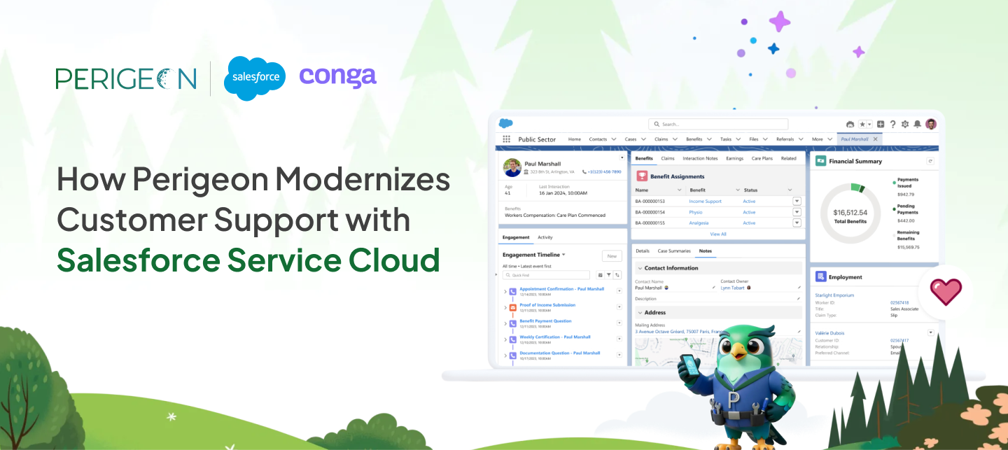 how perigeon modernizes customer support with salesforce service cloud