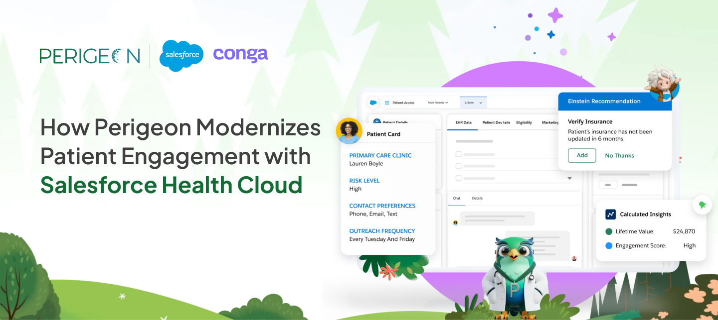 how perigeon modernizes patient engagement with salesforce health cloud