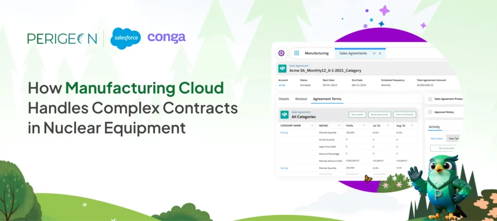 how manufacturing cloud handles complex contracts in nuclear equipment