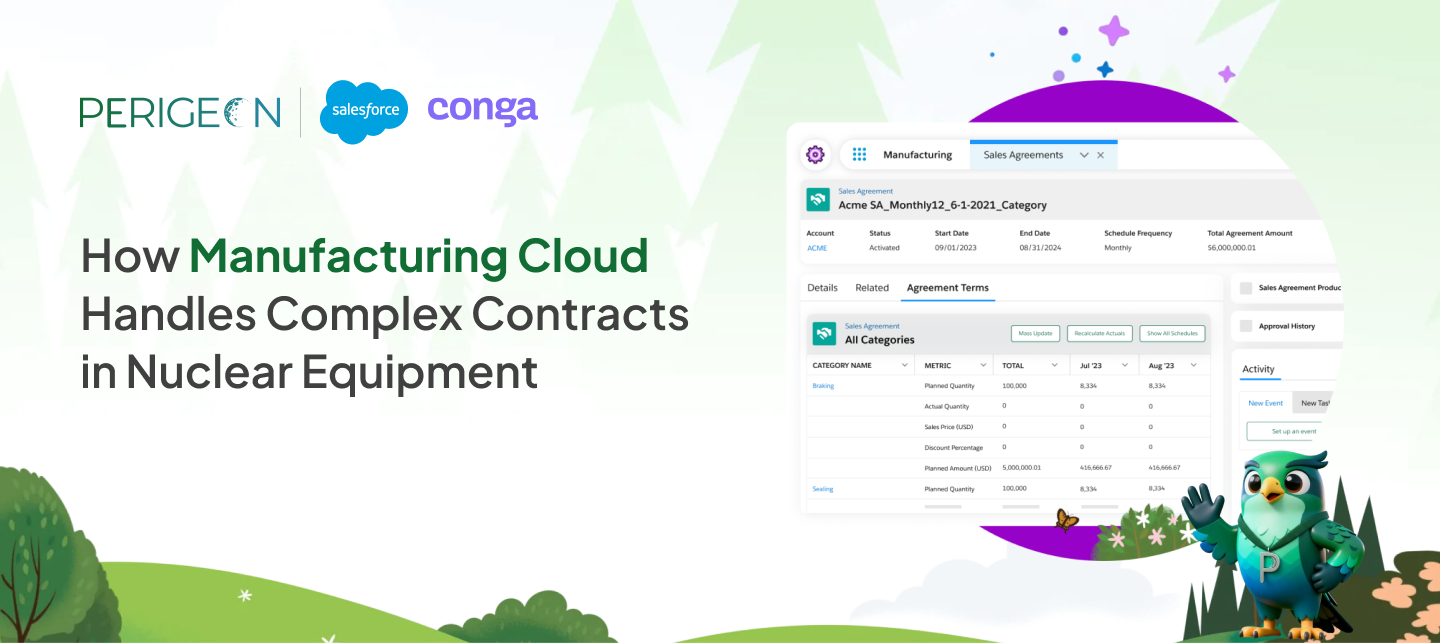 how manufacturing cloud handles complex contracts in nuclear equipment