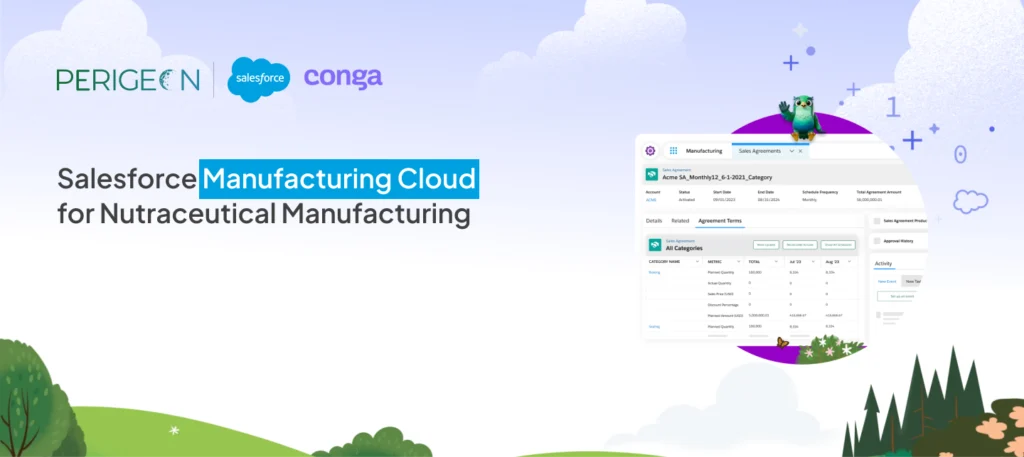 salesforce manufacturing cloud for nutraceutical manufacturing