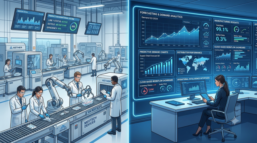 salesforce manufacturing cloud for medical device manufacturing