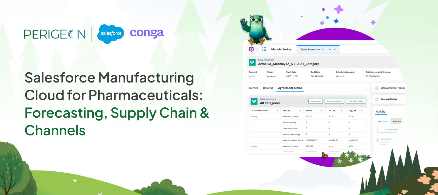 salesforce manufacturing cloud for pharmaceuticals forecasting supply chain channels