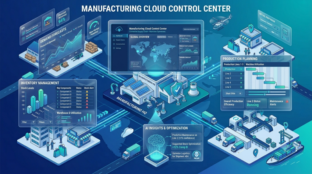 Sales and operations alignment using Salesforce Manufacturing Cloud