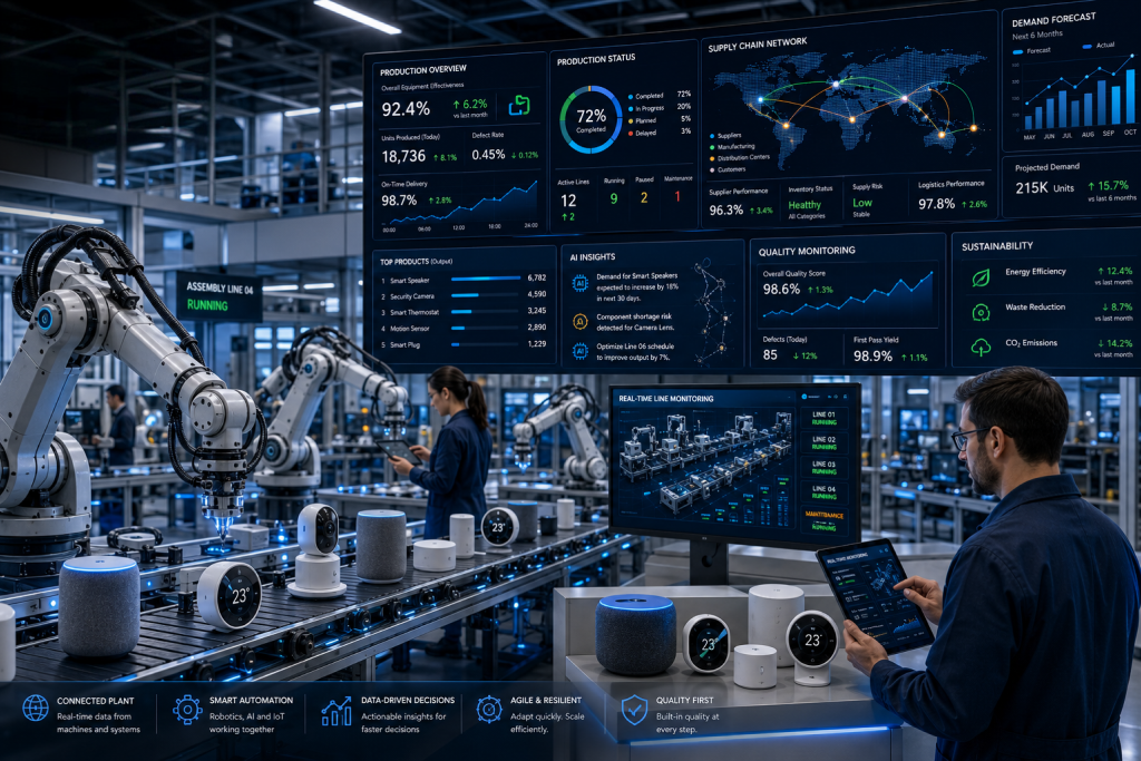 Transforming Smart Home Device Manufacturing with Agentforce Manufacturing