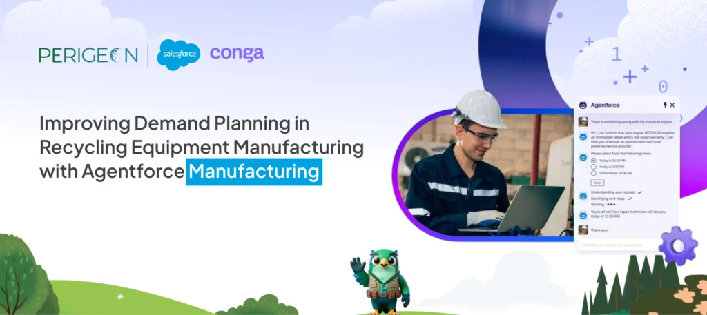 How Salesforce Agentforce Manufacturing Powers Growth in Recycling & Waste Processing Equipment Manufacturing