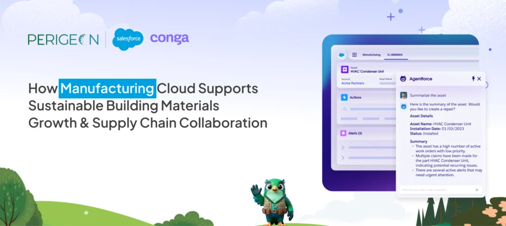 How Manufacturing Cloud Supports Sustainable Building Materials Growth & Supply Chain Collaboratio